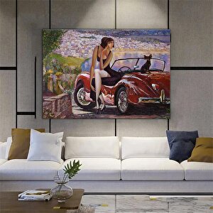 Kız Duvar Sanatı; Araba Duvar Dekoru; Soyut Sanat; Çağdaş Duvar Sanatı; Modern Kanvas Sanatı; Kadın