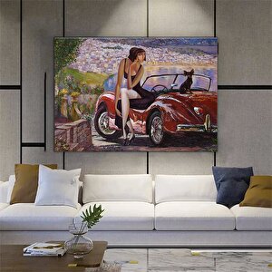 Kız Duvar Sanatı; Araba Duvar Dekoru; Soyut Sanat; Çağdaş Duvar Sanatı; Modern Kanvas Sanatı; Kadın