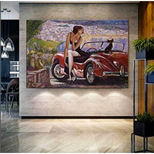 Kız Duvar Sanatı; Araba Duvar Dekoru; Soyut Sanat; Çağdaş Duvar Sanatı; Modern Kanvas Sanatı; Kadın