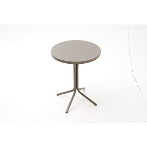 Tavoli Metal Bahçe Balkon Masası Cappucino