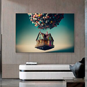 Soyut Poster; Gökkuşağı Sanatı; 'up' Film Balonları Baskısı; Modern Sanat