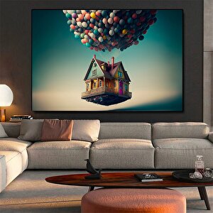 Soyut Poster; Gökkuşağı Sanatı; 'up' Film Balonları Baskısı; Modern Sanat