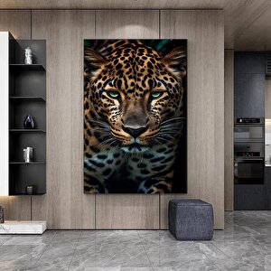 Leopar Kanvas Duvar Sanatı - Afrika Hayvan Sanatı - Safari Sanatı - Orman Kanvas Baskı - Büyük Kedi