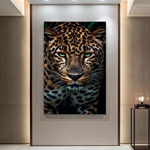 Leopar Kanvas Duvar Sanatı - Afrika Hayvan Sanatı - Safari Sanatı - Orman Kanvas Baskı - Büyük Kedi