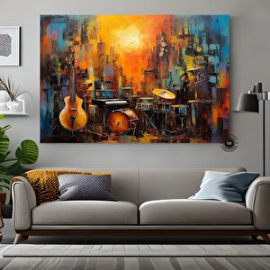 Keman Kanvas Baskı; Müziksever Hediyesi