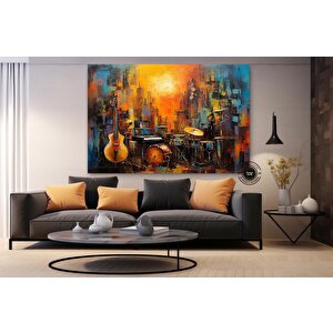 Keman Kanvas Baskı; Müziksever Hediyesi