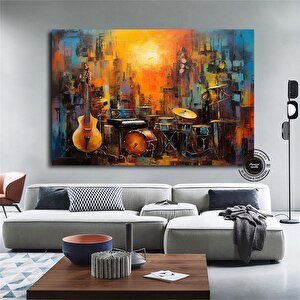 Keman Kanvas Baskı; Müziksever Hediyesi