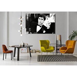 Film Sahnesi – Al Pacino Ünlü Portre Sanatı, Scarface Kanvas Tablo, Asılmaya Hazır Al Pacino Posteri 90x180 cm