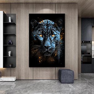 Leopar Kanvas Duvar Sanatı – Afrika Hayvan Sanatı – Safari Sanatı – Orman Kanvas Baskısı – Büyük Ked