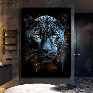 Leopar Kanvas Duvar Sanatı – Afrika Hayvan Sanatı – Safari Sanatı – Orman Kanvas Baskısı – Büyük Ked