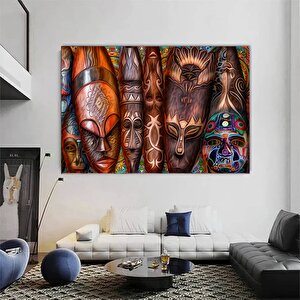 Afrika Kabile Maskesi Kanvas Duvar Sanatı – Afrika Maskesi, Etnik Ev Dekoru