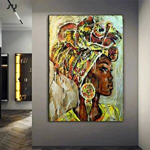 Etnik Kanvas Sanatı, Kadın Duvar Sanatı, Kanvas Duvar Sanatı, Etnik Kadın Duvar Sanatı