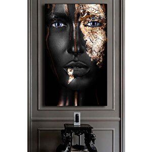 Modern Afrikalı Kadın Tablosu – Oturma Odası Dekoru, Etnik Kadın Sanatı