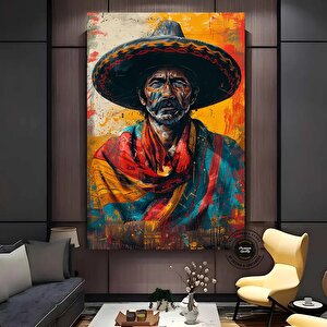 Meksika Duvar Sanatı, Mariachi Baskısı, Meksika Duvar Dekoru, Meksika Kültürü