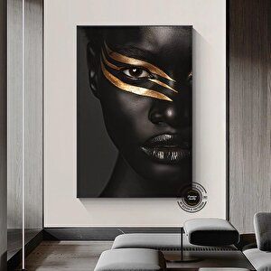 Etnik Kanvas Sanatı, Kadın Duvar Sanatı, Kanvas Duvar Sanatı, Etnik Kadın Duvar Sanatı, Soyut Sanat 80x150 cm