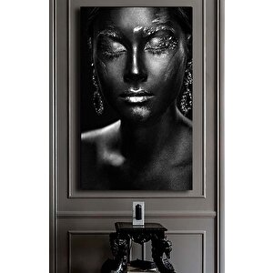 Modern Afrikalı Kadın Tablosu – Oturma Odası Dekoru, Etnik Kadın Sanatı