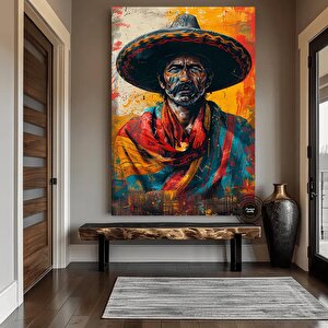 Meksika Duvar Sanatı, Mariachi Baskısı, Meksika Duvar Dekoru, Meksika Kültürü