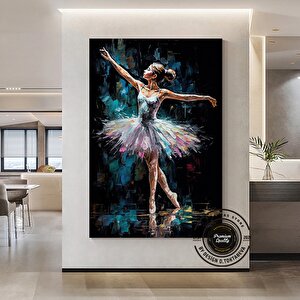 Balerin Kızı Baskısı – Soyut Bale Tablosu