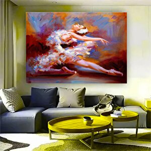 Güzel Balerin Yağlı Boya Tarzı Kanvas Tablo; Modern Tasarım Ev Dekoru; Duvar Sanatı