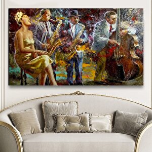 Caz Müzisyeni Poster Kanvasları, Caz Kadın Şarkıcı Sanatı, Caz Posterleri, Enstrüman Tabloları