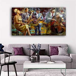 Caz Müzisyeni Poster Kanvasları, Caz Kadın Şarkıcı Sanatı, Caz Posterleri, Enstrüman Tabloları