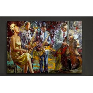 Caz Müzisyeni Poster Kanvasları, Caz Kadın Şarkıcı Sanatı, Caz Posterleri, Enstrüman Tabloları 90x180 cm
