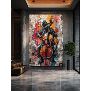 Afrika Caz Sanatı, Afrikalı Kanvas, Caz Duvar Sanatı, Siyahi Müzisyen Kanvası