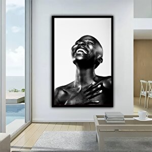 Modern Afrikalı Kadın Tablosu; Etnik Dekor