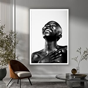 Modern Afrikalı Kadın Tablosu; Etnik Dekor