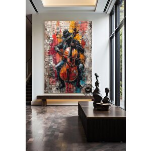 Afrika Caz Sanatı, Afrikalı Kanvas, Caz Duvar Sanatı, Siyahi Müzisyen Kanvası