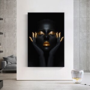 Modern Afrikalı Kadın Tablosu, Oturma Odası Dekoru, Etnik Kadın Portresi