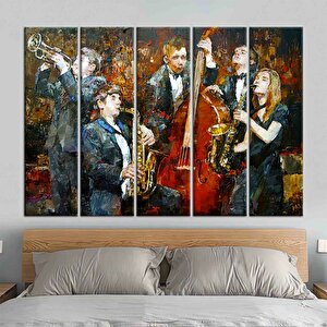 Caz Müzisyeni Posteri Kanvas Duvar Sanatı – Kadın Şarkıcı, Caz Posterleri, Enstrüman Görselleri