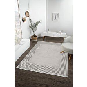 Pamuk Dokuma Taban Halı – Siyah; Beyaz – Geometric Desen, Makinede Yıkanabilir, Kolay Temizlenebilir, Toz Ve Tüy Tutmaz, Kaymaz, Evcil Hayvan Dostu