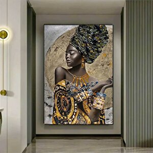 Etnik Kanvas Sanatı; Kadın Duvar Sanatı; Kanvas Duvar Sanatı; Etnik Kadın Duvar Sanatı; Afrika Kadın