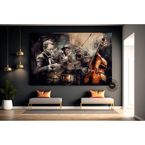 Caz Duvar Sanatı – Müzisyen Baskıları (tekrar) 60x120 cm