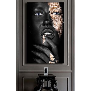Modern Afrikalı Kadın Tablosu – Oturma Odası Dekoru, Etnik Kadın Sanatı