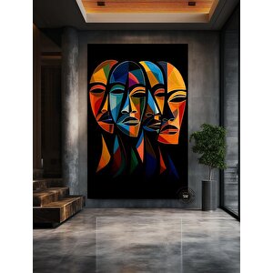 Afrika Soyut Sanat Poster; Etnik Duvar Dekoru