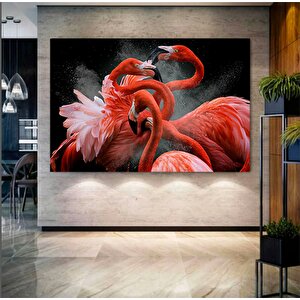 Flamingo Kanvas Tablosu; Kuş Hediye Fikri 120x180 cm