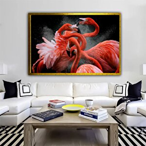 Flamingo Kanvas Tablosu; Kuş Hediye Fikri