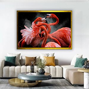 Flamingo Kanvas Tablosu; Kuş Hediye Fikri