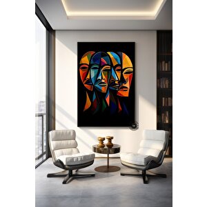 Afrika Soyut Sanat Poster; Etnik Duvar Dekoru 40x60 cm