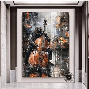 Afrika Caz Sanatı, Afrika Kanvası, Caz Duvar Sanatı, Siyah Müzisyen Kanvası