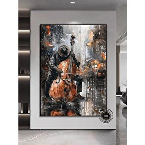 Afrika Caz Sanatı, Afrika Kanvası, Caz Duvar Sanatı, Siyah Müzisyen Kanvası