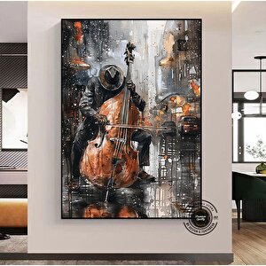 Afrika Caz Sanatı, Afrika Kanvası, Caz Duvar Sanatı, Siyah Müzisyen Kanvası