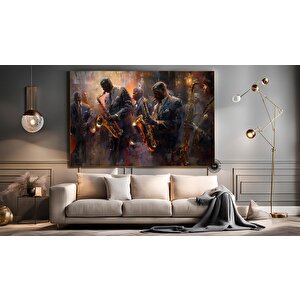 Caz Duvar Sanatı | Müzisyen Baskıları | Afrika Duvar Baskıları | Soyut Modern Sanat | Büyük Soyut Ta