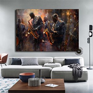 Caz Duvar Sanatı | Müzisyen Baskıları | Afrika Duvar Baskıları | Soyut Modern Sanat | Büyük Soyut Ta