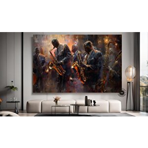 Caz Duvar Sanatı | Müzisyen Baskıları | Afrika Duvar Baskıları | Soyut Modern Sanat | Büyük Soyut Ta