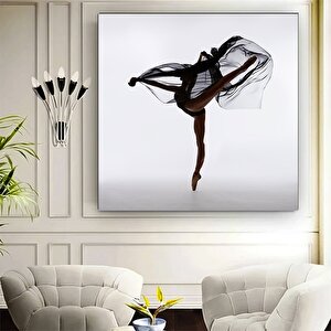 Dans Eden Balerin Kanvas Tablosu, Kadın Figürlü Dans Baskısı, Klasik Bale, Modern Dans