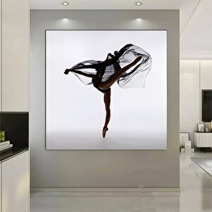 Dans Eden Balerin Kanvas Tablosu, Kadın Figürlü Dans Baskısı, Klasik Bale, Modern Dans