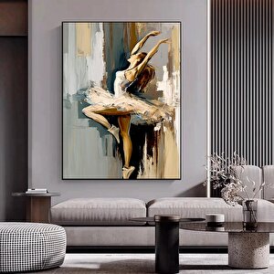 Balerin Kız Kanvas Sanatı Baskısı, Balerin Kanvas Baskısı, Kanvas Ev Dekoru 30x40 cm